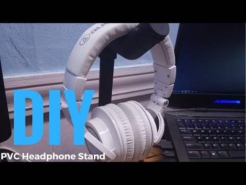 DIY| How To Make a Headphone Stand From PVC