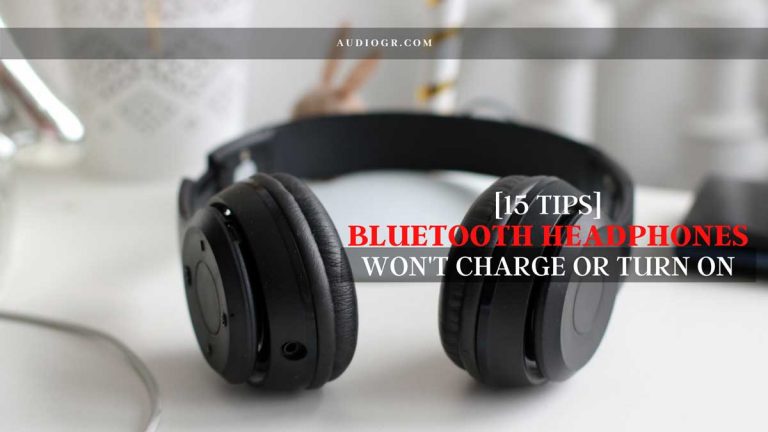Bluetooth Headphones Won't Charge Or Turn On
